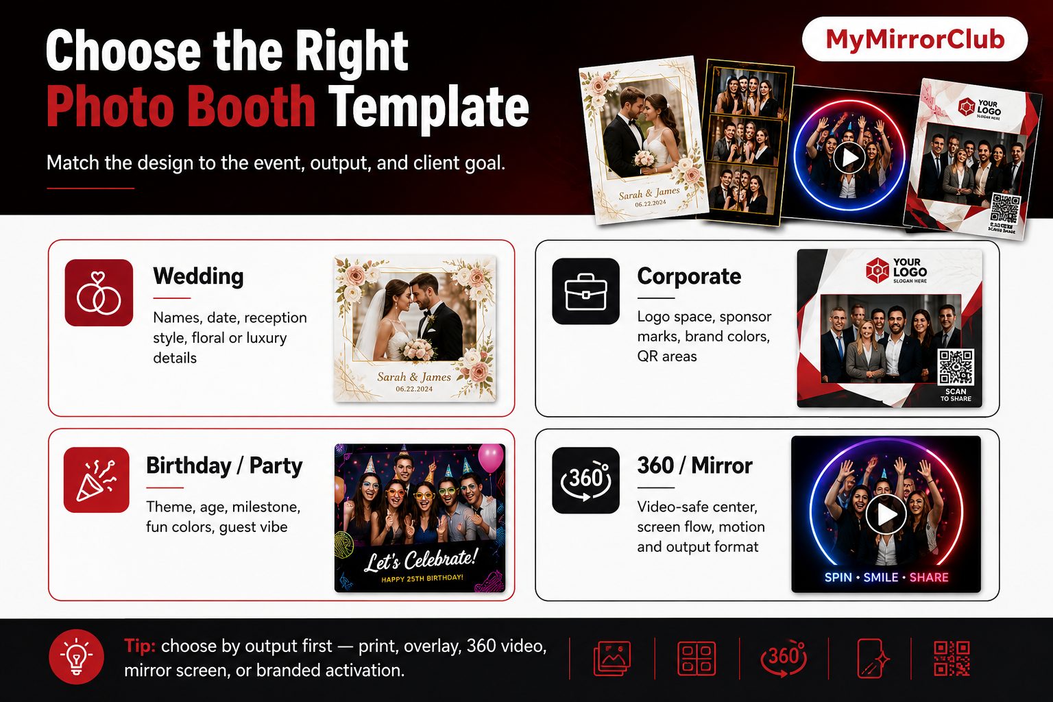 How to Choose the Right Photo Booth Template for Any Event