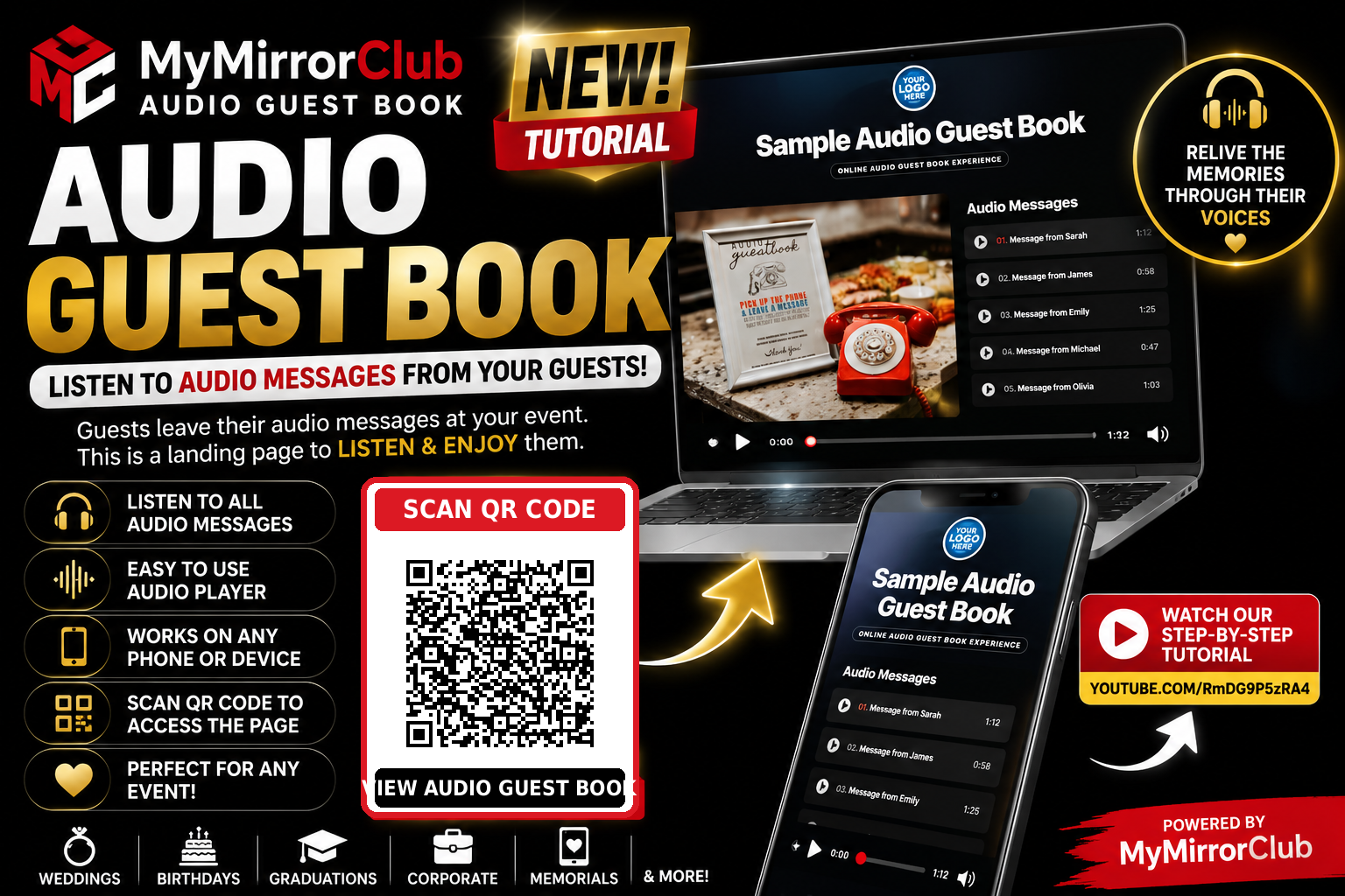 How to Create and Manage an Online Audio Guest Book