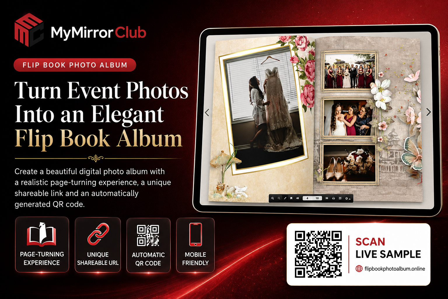 Animated Flip Book Photo Album