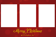 Actual christmas templates design from the MyMirrorClub editable photo booth template library